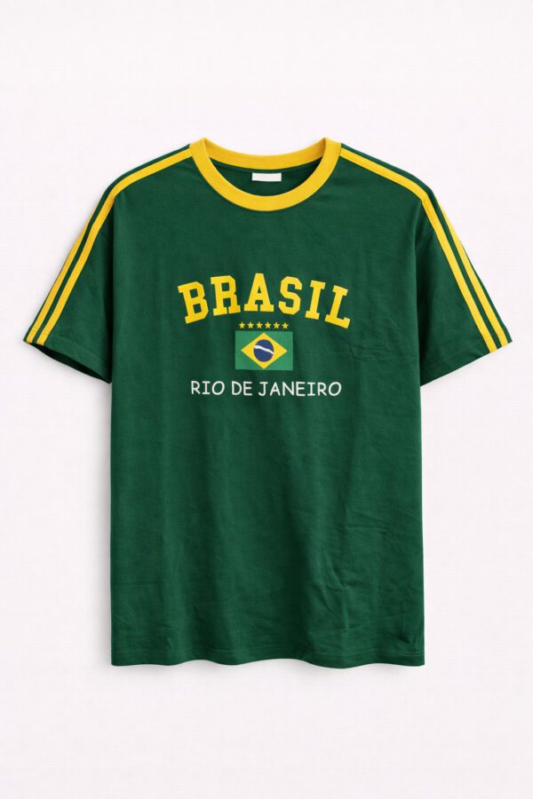 Brasil Green Jersey T-Shirt