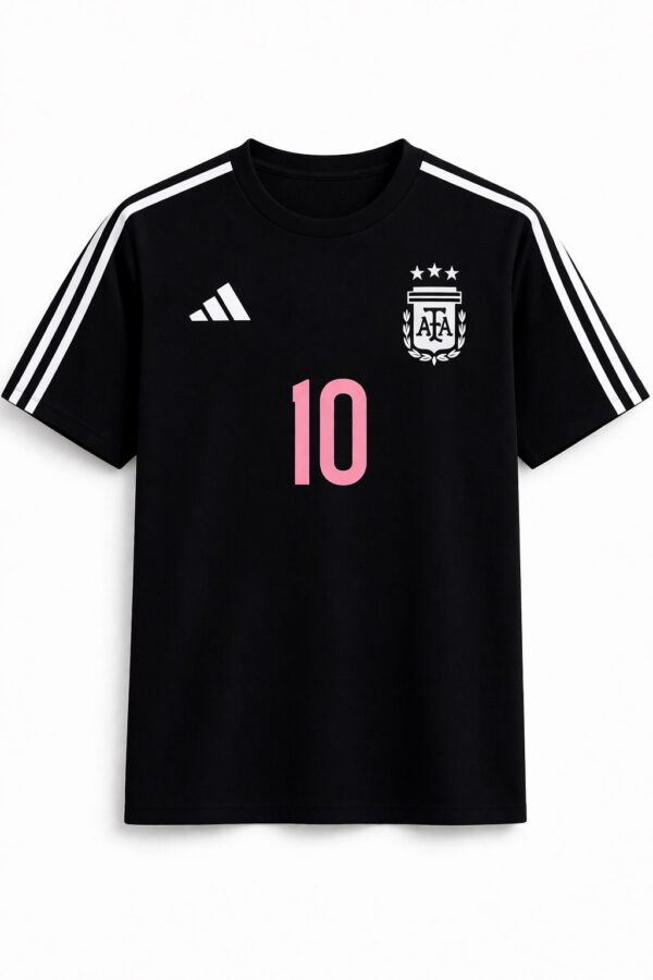 Argentina Black Number 10 Jersey T-Shirt