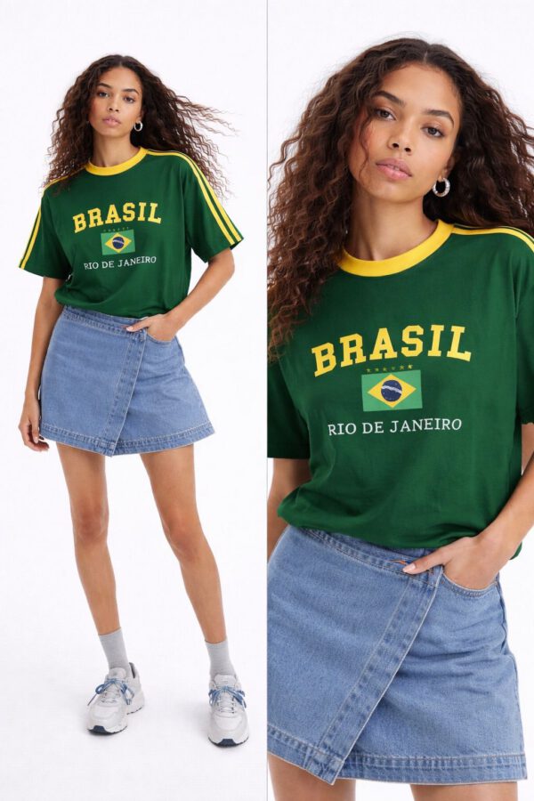 Brazil Green Women T-Shirt 2