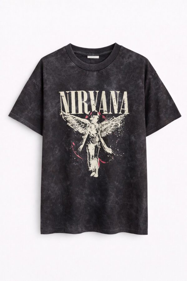 Nirvana Black Graphic T-Shirt