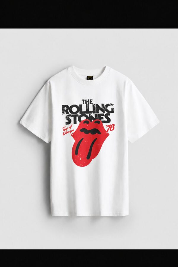Rolling Stones White T-Shirt