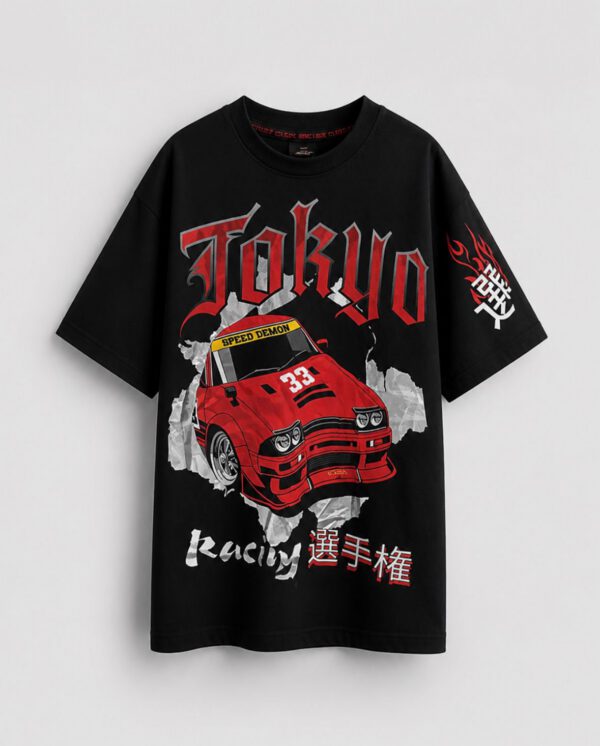 Tokyo Racing Black T-Shirt