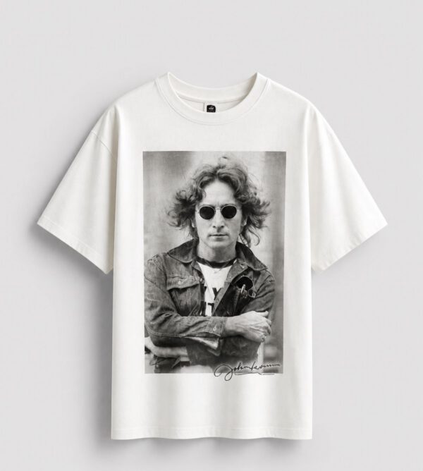 Portrait Graphic White T-Shirt