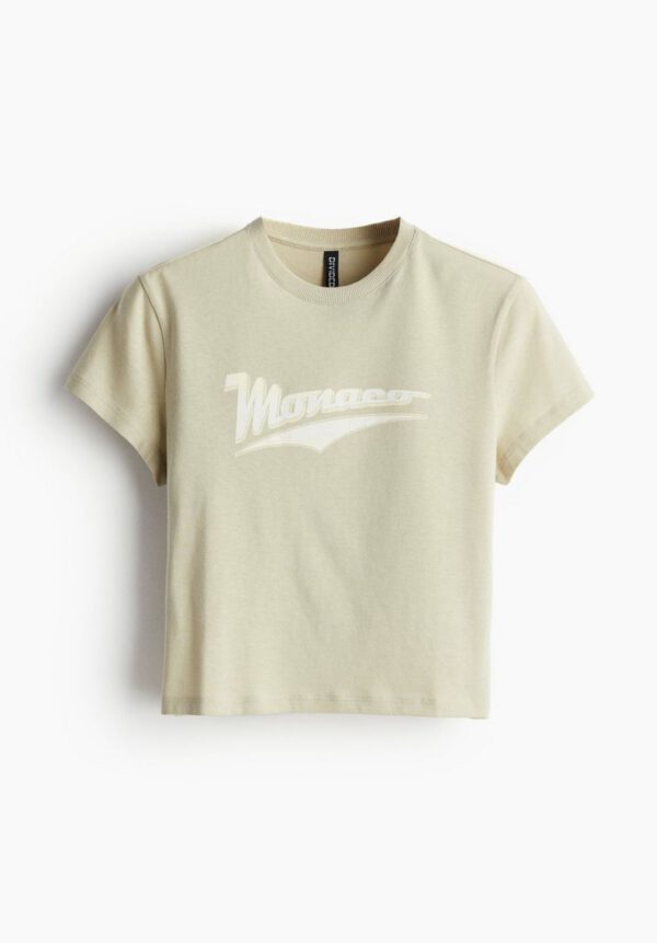 Minimal Cream T-Shirt
