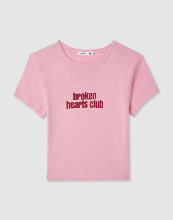 Broken Hearts Club Pink T-Shirt