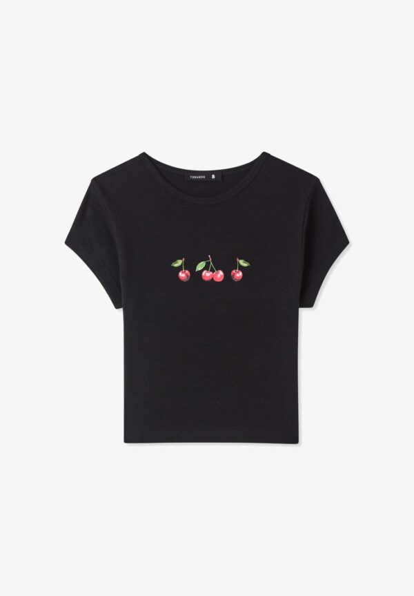 Cherry Black T-Shirt
