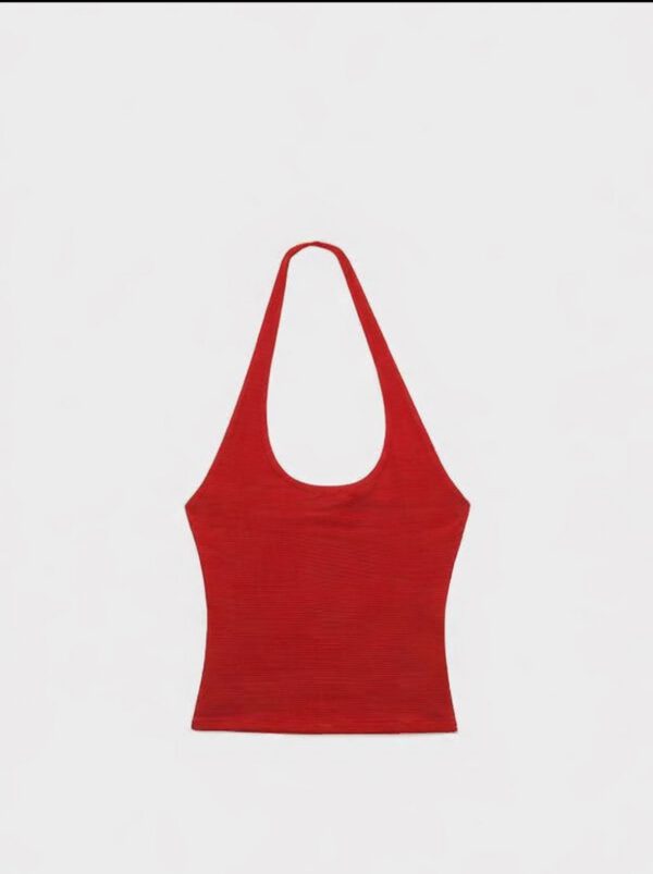 Red Halter Top