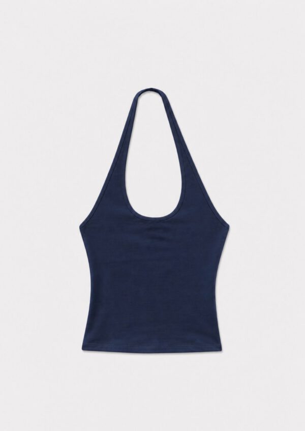 Navy Halter Top