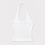 White Halter Top